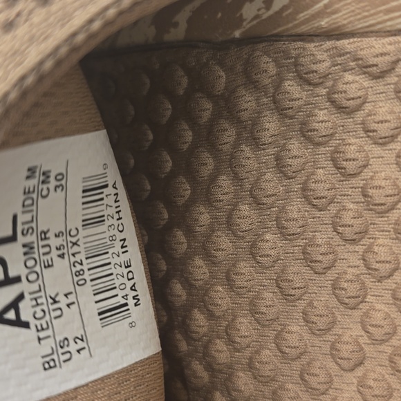 NIB Men's APL Big Logo Techloom Slides Size 12 - Picture 6 of 8